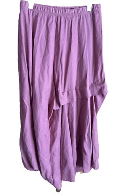 Falda Asimétrica Stella Carakasi Rosa Cáñamo Tencel Cintura 30 Para Mujer’s Mediana Foto 1 de 4