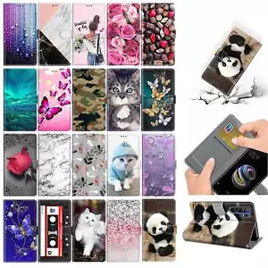 Flip Case For Samsung Galaxy A13 A22 A23 5G A40 A50 A6 A7 Magnetic Leather Cover - Picture 1 of 22