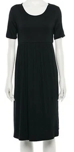 Lamaze maternity nursing knit nightgown pajamas pjs NWT womens S small black - Picture 1 of 1