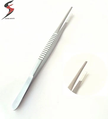 SS-INSTRUMENTX Long Tweezers Forceps 8" Reptiles Feeding Tongs Fish Tank Tools Aquatic SS