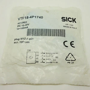 ONE NEW SICK VTF18-4P1740 6012903 Proximity switch sensor Fast Shipping - Picture 1 of 2