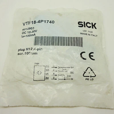 ONE NEW SICK VTF18-4P1740 6012903 Proximity switch sensor Fast Shipping - Image 1 of 2