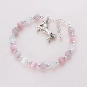 Mädchen Kinder Pferd Anhänger Armband. Geschenk für Pferd Liebhaber - Bild 1 von 7