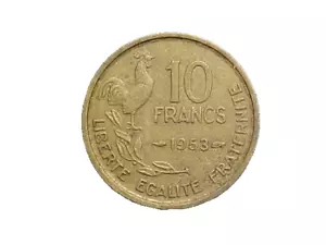 1953 France 10 Francs KM# 915.1 -Very Nice Circ Collector Coin-c6297xux - Picture 1 of 2