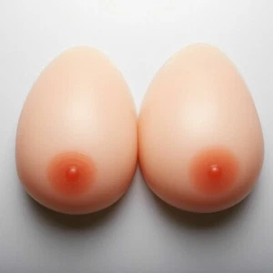 Crossdresser Fake Teardrop Silicone Breast B-D Cup Form Full Boobs - Picture 1 of 9