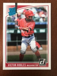 2018 Donruss #42 Victor Robles RR RC Nationals - Picture 1 of 2