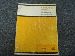 Case Drott 35B 35YC 35EC 35 YC EC Series B Crawler Excavator Part Catalog Manual - Picture 1 of 1