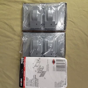 3 Pack Red Dot S310e 1-Ga Duplex Box Cover, Silver - Picture 1 of 7