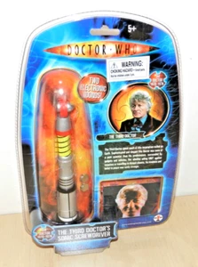 DOCTOR WHO SONIC SCREWDRIVER THIRD DOCTOR COMPLETE NICE PIECE CHARACTER TOYS NEW - Picture 1 of 3