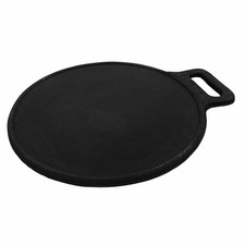 Ghisa Tawa Pentole con Piatto Fondo Pronto All'Uso per Roti / Paratha / Dosa