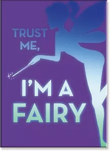 Imán nevera de acero Trust Me, I'm A Fairy (nm) REDUCIDO A CLARO - Imagen 1 de 1