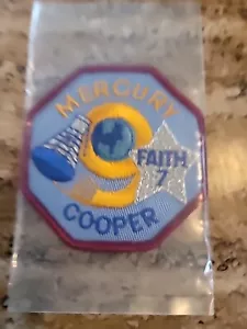 MERCURY 9 Willabee & Ward NASA MISSIONE SPAZIALE EQUIPAGGIO PATCH EMBLEMA ~ Cooper FAITH 7 - Foto 1 di 2