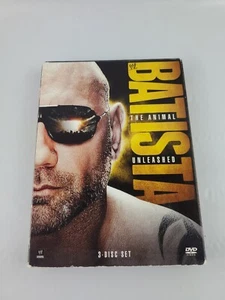 BATISTA: THE ANIMAL UNLEASHED WWE Wrestling 3-Disc DVD Set Dave Bautista Matches - Imagen 1 de 7