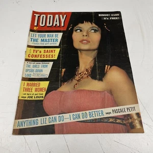 Publicidad vintage de revista Paper Today Mancave 1962 octubre Petit Liz Taylor - Imagen 1 de 9
