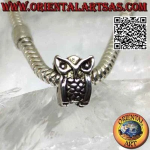 Charms in argento in argento 925‰ , il gufo (B) - Foto 1 di 8