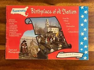 1969 Massachusetts Birthplace of a Nation A Historama Booklet Carole J Maconi - Picture 1 of 5