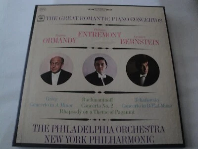 Philippe Entremont - The Great Romantic Piano Concertos VINYL BOX SET COLUMBIA - Image 1 of 2