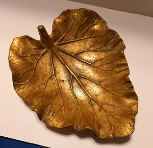 Vintage 1948 Virginia Metalcrafters Rhabarber Messing Tablett - Bild 1 von 8