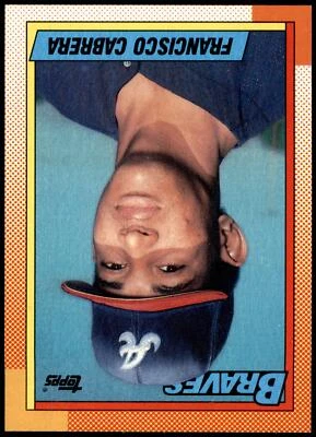 Francisco Cabrera #254 1990 Topps - Image 1 of 2