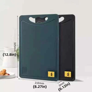 ✅SHIP NOW - 13" Plastic Cutting Board Kitchen Nonslip Nonstick BPA Free Small - Picture 1 of 11
