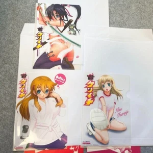 Kenichi El Discípulo Más Poderoso Mini Carpeta de Archivos Transparente Promo Lote de 3 Figuras - Imagen 1 de 5