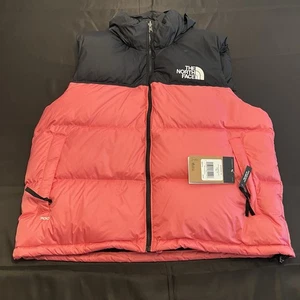 Women's The North Face Size XXL 1996 Retro Nuptse 700 Down Vest Jacket Pink New - Picture 1 of 8