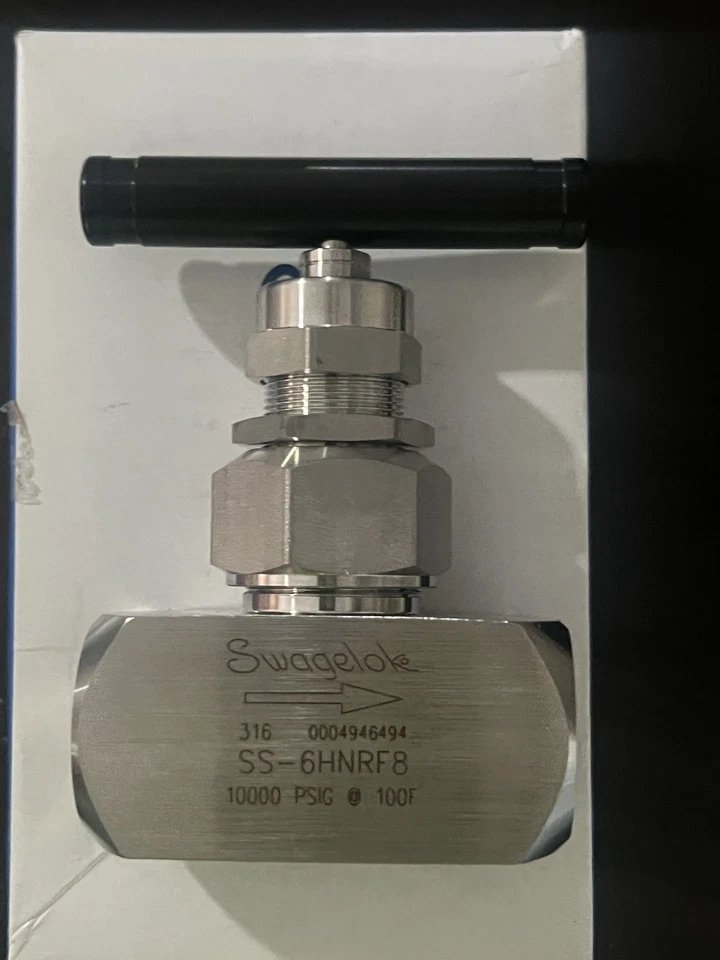 SWAGELOK SS-6HNBF8 ½” Valve Stainless High Pressure 10,000 PSI Needle Bonnet NEW - Image 1 of 4