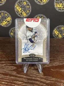 2020 Topps Tier One Fernando Tatis Jr Autograph San Diego Padres SSP /10 - Picture 1 of 2
