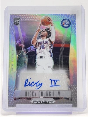 RICKY COUNCIL IV 2023-24 PRIZM DECA ROOKIE SIGNATURE SILVER RC AUTO Q5965 - Image 1 of 2