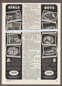 1942 STROMBECKER SPIELZEUG Mag. AD ~ BROOKLYN SHIP / Tumbling Drillinge ~ KAY KAREN Blouslip - Bild 1 von 2