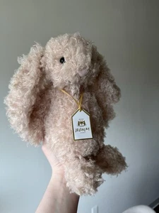 Unreleased Jellycat Original Bashful Luxe Curly Bunny Medium BNWT - Authentic - Picture 1 of 7