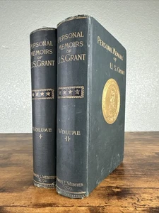 Personal Memoirs of U.S. Grant (1885-1886) Two-Volume Set First Edition - Bild 1 von 24