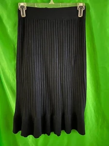 Unbranded Women Knit Skirt Black - Picture 1 of 6