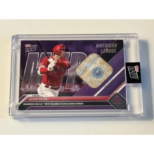 5/25 Shohei Ohtani* MVP Game - Used Base Relic 2023 MLB TOPPS NOW #OS16RC IN HAND - Bild 1 von 3
