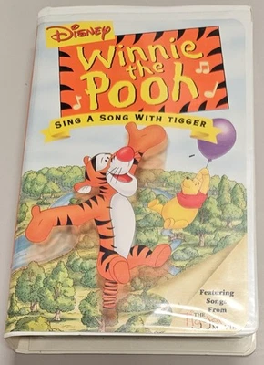 Disney's Winnie The Pooh Sing A Song With Tigger VHS 2000 Family Animation - Image 1 of 3