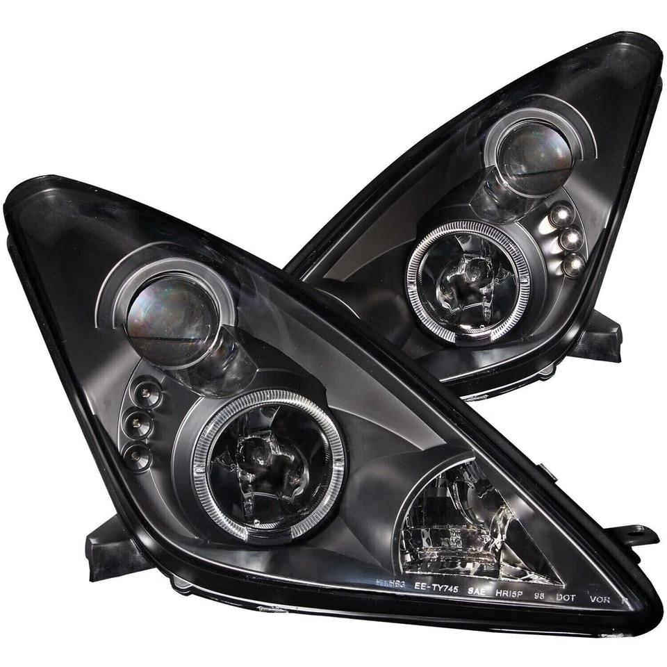Anzo USA 121387 Projector Headlight Set w/Halo Fits 2000-2005 Celica - Image 1 of 1