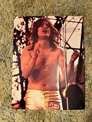 Ozzy Osbourne Cal Jam 1 foto vintage años 70 Black Sabbath. cool Foto 1 de 2