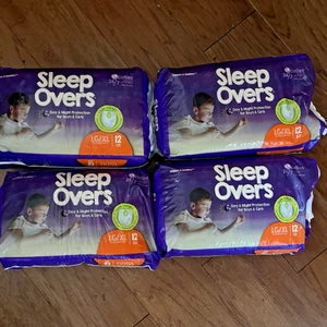 Cuties Sleep Overs Jugendwindeln, Größe L/XL 60-125 lbs 4-12er Pack (48 insgesamt) - Bild 1 von 3