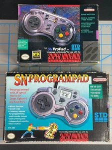 Super Nintendo SNES Controller Box Lot SN ProPad SN Programpad STD Vintage - Picture 1 of 8