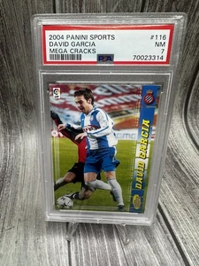 Panini Sports 2004 David Garcia Mega Cracks #116 RCD Espanyol La Liga PSA 7 - Imagen 1 de 10