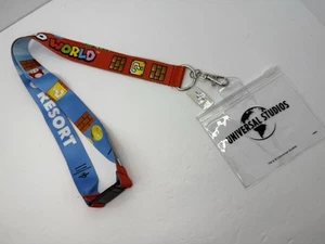 Nintendo Super Mario Bros Lanyard Ticket Holder Universal EPIC Universe 2025 NEW - Picture 1 of 6