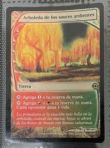 Foil Future Prediction Burning Willow Tree Standing Spanish Edition Used Playing - Picture 1 of 10