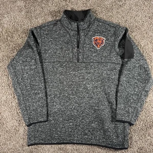 Suéter Pullover Chicago Bears 1/4 Cremallera con Logo Bordado de Osos Para Hombre Talla XXL - Imagen 1 de 5