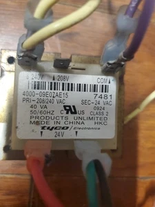 York 4000-09E07AE15 Transformer 025-18452-000 S1-02518452700 7481 - Picture 1 of 3