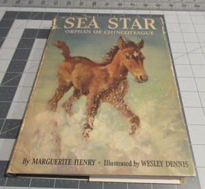 1950 SEA STAR Orphan of Chincoteague Marguerite Henry & Wesley Dennis HCDJ - Picture 1 of 10