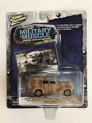 2004 Johnny Lightning 1/64 WWII CHEVROLET STAFF CAR Diecast Model 30603 New - Image 1 of 4