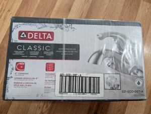 Delta Classic 4" 1 Handle Bathroom Faucet Chrome 521-ECO-DST-A 864891 - Picture 1 of 1