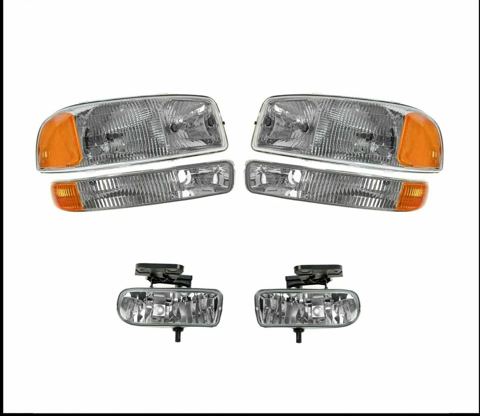 1999-06 GMC SIERRA / YUKON / YUKON XL FAROS Y LUZ ANTINIEBLA COMBO Foto 1 de 1