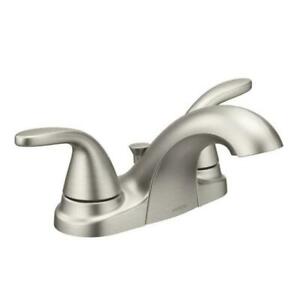 Moen Adler 84603SRN Two-Handle Bathroom Faucet - Spot Resist Brushed Nickel