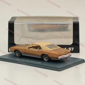 MODELLI SCALA NEO 1/87 Buick Riviera GS Resina Auto Collezione Limitata Oro - Foto 1 di 5